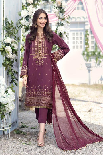 Bonanza Satrangi Akv21v13p2 Maroon Khoob Collection 2021